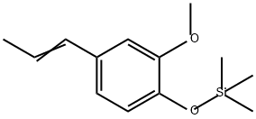 [2-Methoxy-4-(1-propenyl)phenoxy]trimethylsilane Struktur