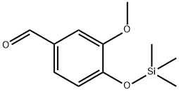 3-Methoxy-4-[(trimethylsilyl)oxy]benzaldehyde Structure
