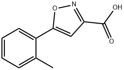 5-o-tolylisoxazole-3-carboxylic acid Structure