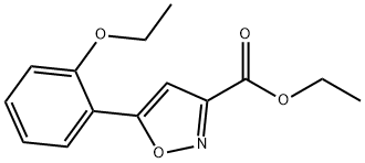 5-(2-ETHOXYPHENYL)-3-ISOXAZOLECARBOXYLIC ACID ETHYL ESTER Structure