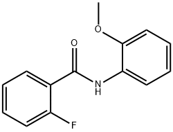 2-Fluoro-N-(2-Methoxyphenyl)benzaMide, 97% Structure