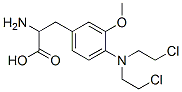 3-[4-[Bis(2-chloroethyl)amino]-3-methoxyphenyl]-2-aminopropionic acid,66902-62-3,结构式