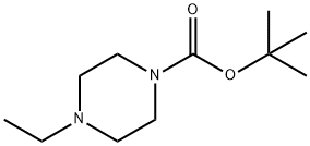 1-Piperazinecarboxylicacid,4-ethyl-,1,1-dimethylethylester(9CI) Structure