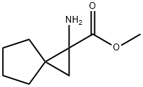 Spiro[2.4]heptane-1-carboxylic acid, 1-amino-, methyl ester (9CI) 结构式