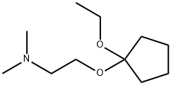 Ethanamine, 2-[(1-ethoxycyclopentyl)oxy]-N,N-dimethyl- (9CI) Structure