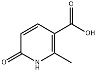 6-HYDROXY-2-METHYLNICOTINIC ACID 化学構造式