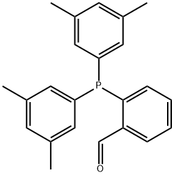 2-[Bis(3,5-dimethylphenyl)phosphino]benzaldehyde Structure