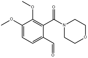 2-(Morpholinocarbonyl)veratraldehyde Struktur