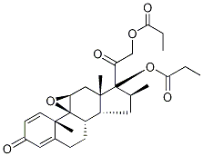 环氧倍他米松-17,21-双丙酸盐, 66917-44-0, 结构式