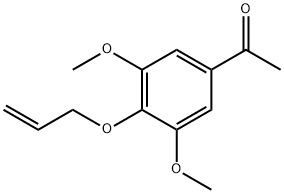 4ALLYLOXY35DIMETHOXYACETOPHENONE Struktur