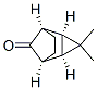 (1α,2α,4α,5α)-3,3-ジメチルトリシクロ[3.2.1.02,4]オクタン-8-オン 化学構造式