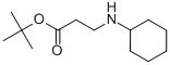 TERT-ブチル3-(シクロヘキシルアミノ)プロパン酸 化学構造式