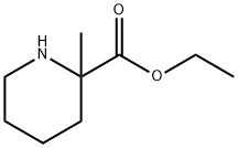 2-Piperidinecarboxylic acid, 2-Methyl-, ethyl ester 化学構造式
