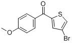 (4-BROMO-2-THIENYL)(4-METHOXYPHENYL)METHANONE Struktur