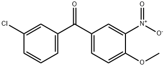(3-氯苯基)(4-甲氧基-3-硝基苯基)甲基环己醇,66938-41-8,结构式
