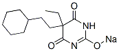 5-(2-Cyclohexylethyl)-5-ethyl-2-sodiooxy-4,6(1H,5H)-pyrimidinedione|
