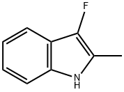 1H-Indole,3-fluoro-2-methyl-(9CI) 化学構造式
