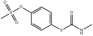N-メチルチオカルバミド酸S-[4-(メチルスルホニルオキシ)フェニル]