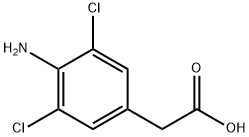 1-(4-Amino-3,5-dichloro-phenyl)-acetic acid Struktur
