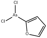 Dichloro(2-furyl)arsine Struktur