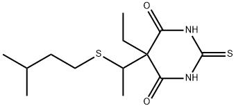 5-Ethyl-5-[1-(isopentylthio)ethyl]-2-sodiothio-4,6(1H,5H)-pyrimidinedione|