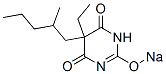 5-Ethyl-5-(2-methylpentyl)-2-sodiooxy-4,6(1H,5H)-pyrimidinedione|