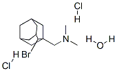 1-(2-bromo-1-adamantyl)-N,N-dimethyl-methanamine hydrate dihydrochloride 化学構造式