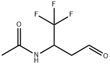 Acetamide,  N-[3-oxo-1-(trifluoromethyl)propyl]- Struktur