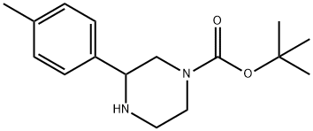 3-(对甲苯基)哌嗪-1-羧酸叔丁酯,669695-60-7,结构式