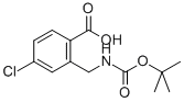 2-(BOC-AMINO)METHYL-4-CHLORO-BENZOIC ACID Struktur