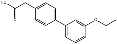 4-BIPHENYL-(3'-ETHOXY)ACETIC ACID
 Structure