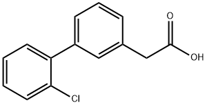 3-BIPHENYL-2'-CHLORO-ACETIC ACID
 Struktur