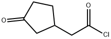 2-(3-oxocyclopentyl)acetyl chloride,66972-66-5,结构式