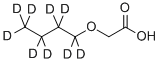 ブトキシ‐D9‐酢酸 化学構造式