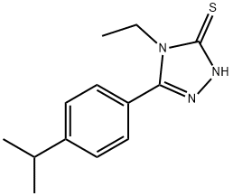 669729-27-5 4-エチル-5-(4-イソプロピルフェニル)-4H-1,2,4-トリアゾール-3-チオール
