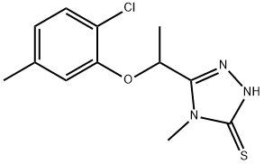 669737-45-5 5-[1-(2-クロロ-5-メチルフェノキシ)エチル]-4-メチル-4H-1,2,4-トリアゾール-3-チオール