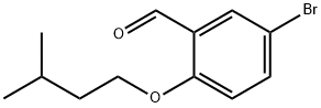 5-溴-2-异戊氧基-苯甲醛, 669739-11-1, 结构式