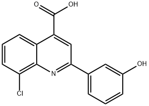 8-クロロ-2-(3-ヒドロキシフェニル)キノリン-4-カルボン酸 price.