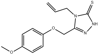 4-ALLYL-5-[(4-METHOXYPHENOXY)METHYL]-4H-1,2,4-TRIAZOLE-3-THIOL
