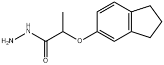 2-(5-二氢茚氧基)丙烷肼, 669745-23-7, 结构式
