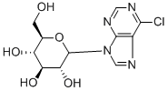 6-氯-9-BETA-D-吡喃葡萄糖基-9H-嘌呤 结构式