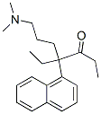 7-(Dimethylamino)-4-ethyl-4-(1-naphthalenyl)-3-heptanone Struktur