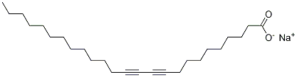 10,12-Pentacosadiynoic acid, sodiuM salt Structure