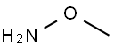 O-メチルヒドロキシルアミン 化学構造式