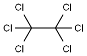 Hexachloroethane Struktur