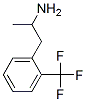 1-[2-(トリフルオロメチル)フェニル]プロパン-2-アミン 化学構造式