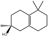 (2S)-1,2,3,4,5,6,7,8-オクタヒドロ-2,5,5-トリメチルナフタレン-2-オール 化学構造式