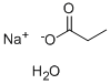 プロピオン酸ナトリウム水和物 化学構造式