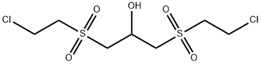 1,3-Bis(chloroethyl sulfonyl)propanol Struktur