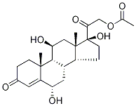 21-O-Acetyl 6α-Hydroxy Cortisol 结构式